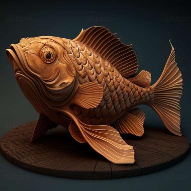 3D model Shukin fish (STL)